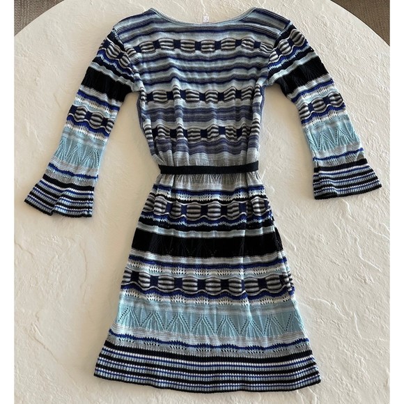 Romeo and Juliet Couture Patterned Knit Tie Dress - Picture 8 of 12